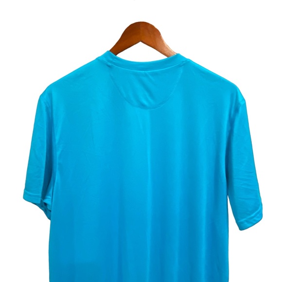 Nike Dri Fit T-Shirt Men's Blue & White Athletic Shirt Size XL - Picture 7 of 8